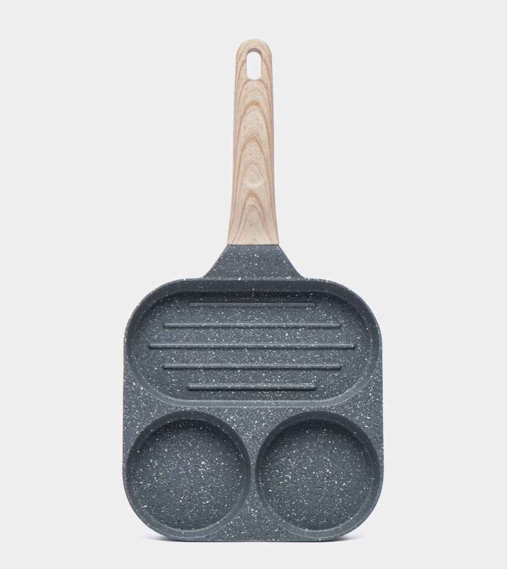 Non-Stick Egg Frying Pan with Wooden Handle