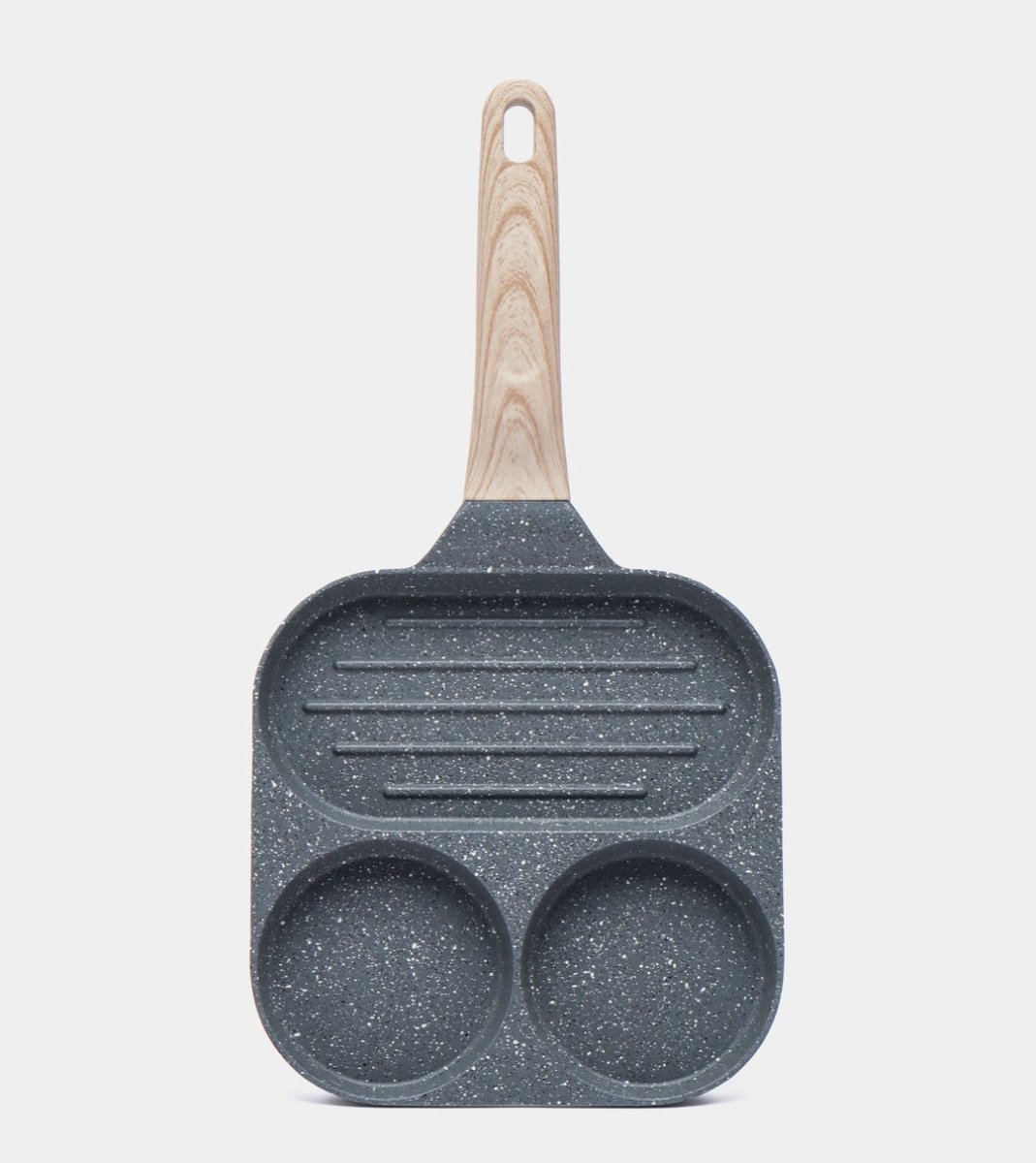 Non-Stick Egg Frying Pan with Wooden Handle