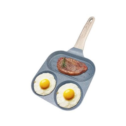 Non-Stick Egg Frying Pan with Wooden Handle