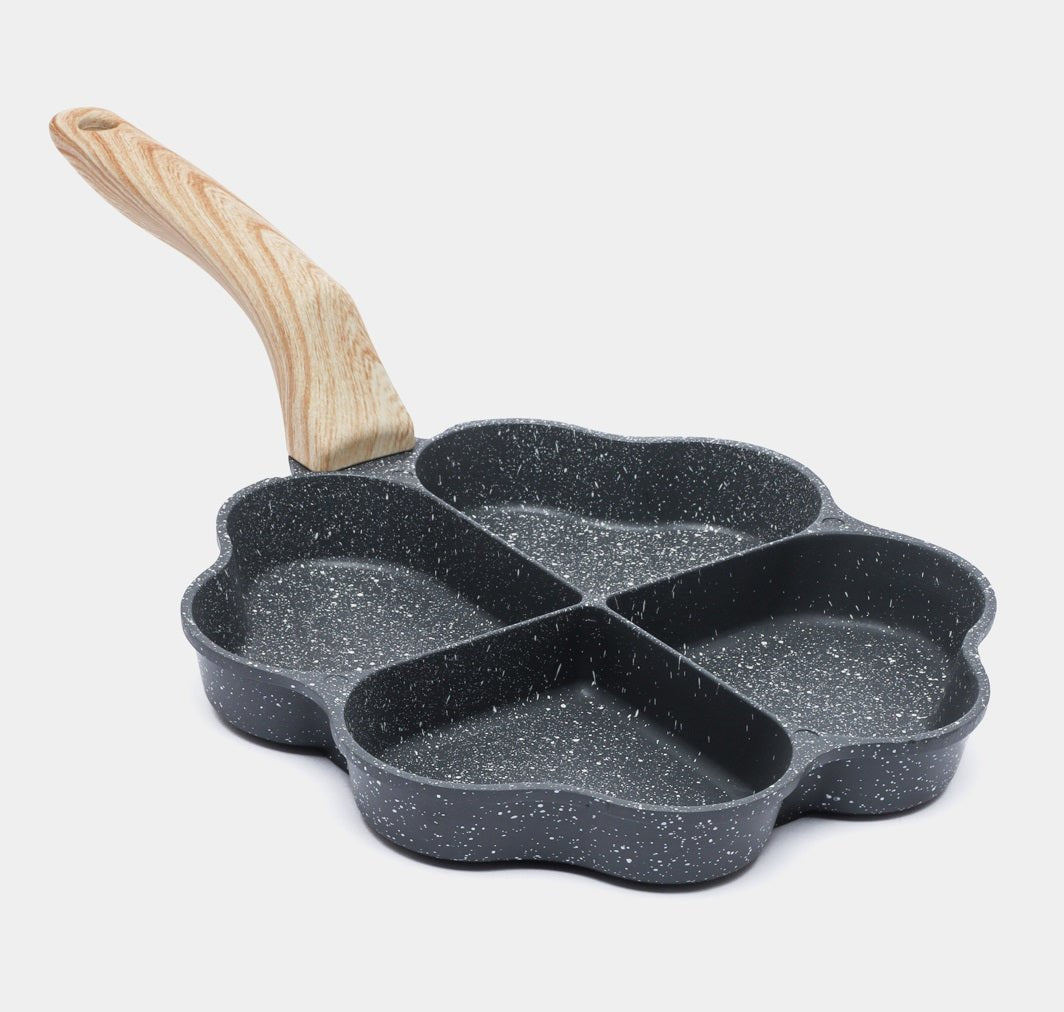 Non-Stick Egg Frying Pan with Wooden Handle