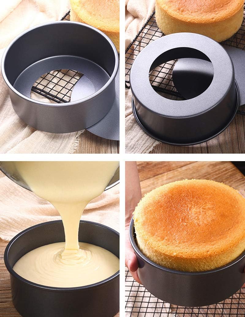 Nonstick & Quick Release Bottom Stainless Steel Round Cake Pan