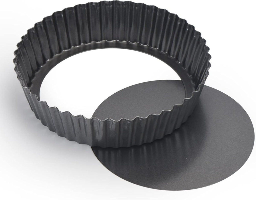 Nonstick & Quick Release Coating Loose Bottom Quiche Tart Pan