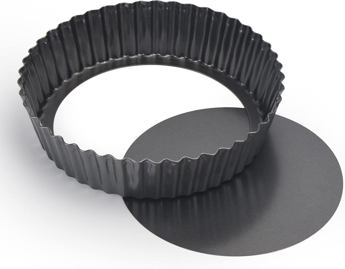 Nonstick & Quick Release Coating Loose Bottom Quiche Tart Pan