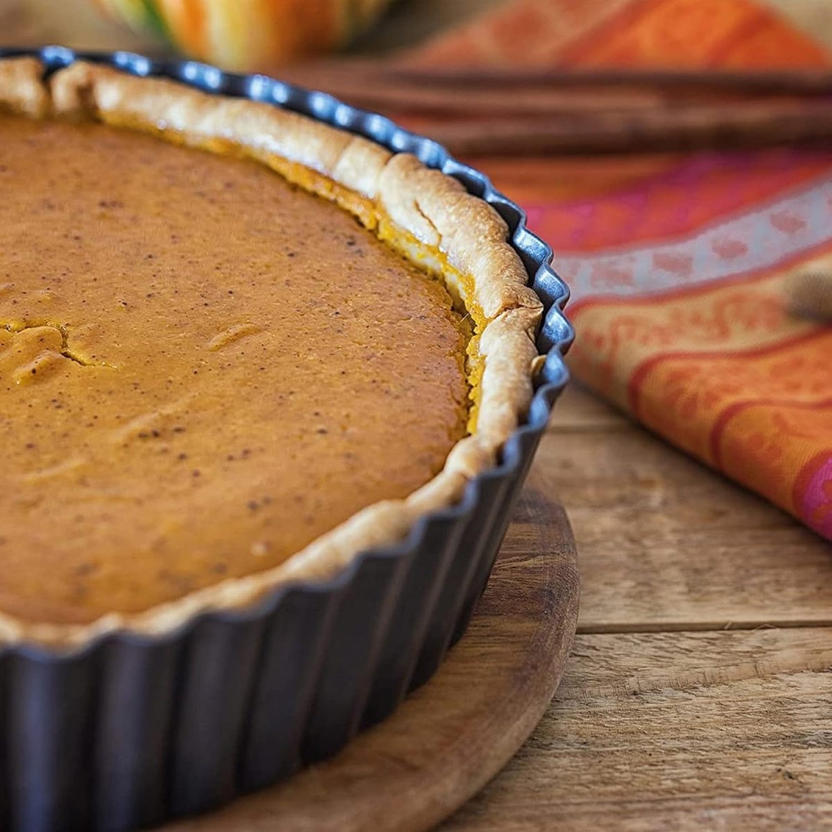 Nonstick & Quick Release Coating Loose Bottom Quiche Tart Pan