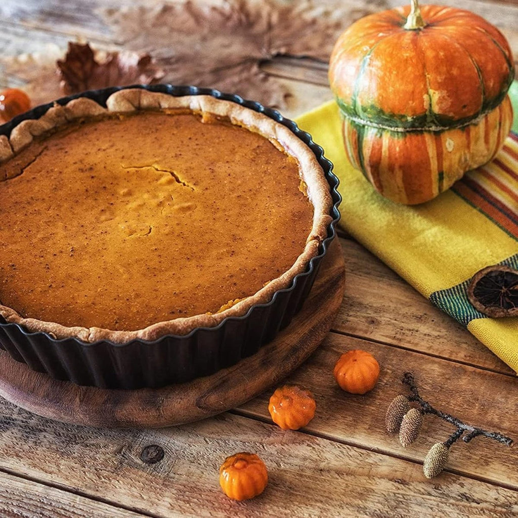 Nonstick & Quick Release Coating Loose Bottom Quiche Tart Pan