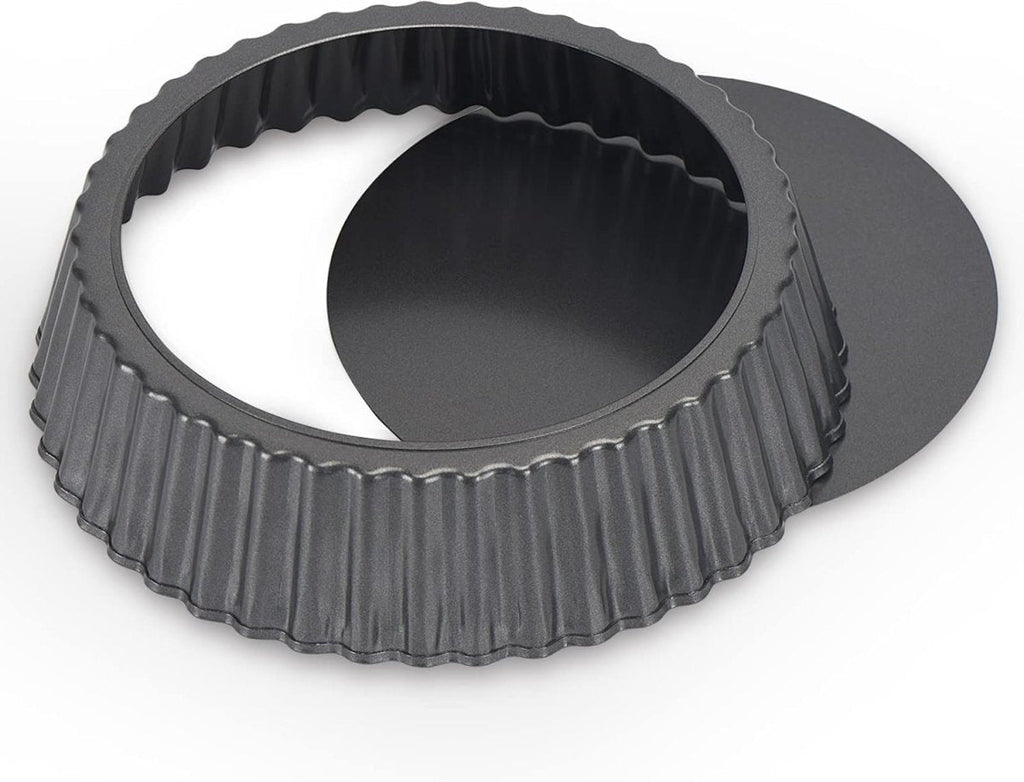 Nonstick & Quick Release Coating Loose Bottom Quiche Tart Pan