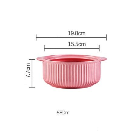 Nordic Ceramic Soup Bowl