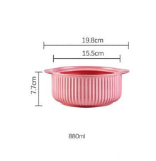 Nordic Ceramic Soup Bowl