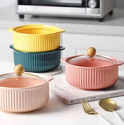 Nordic Ceramic Soup Bowl