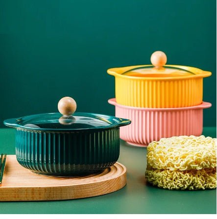 Nordic Ceramic Soup Bowl