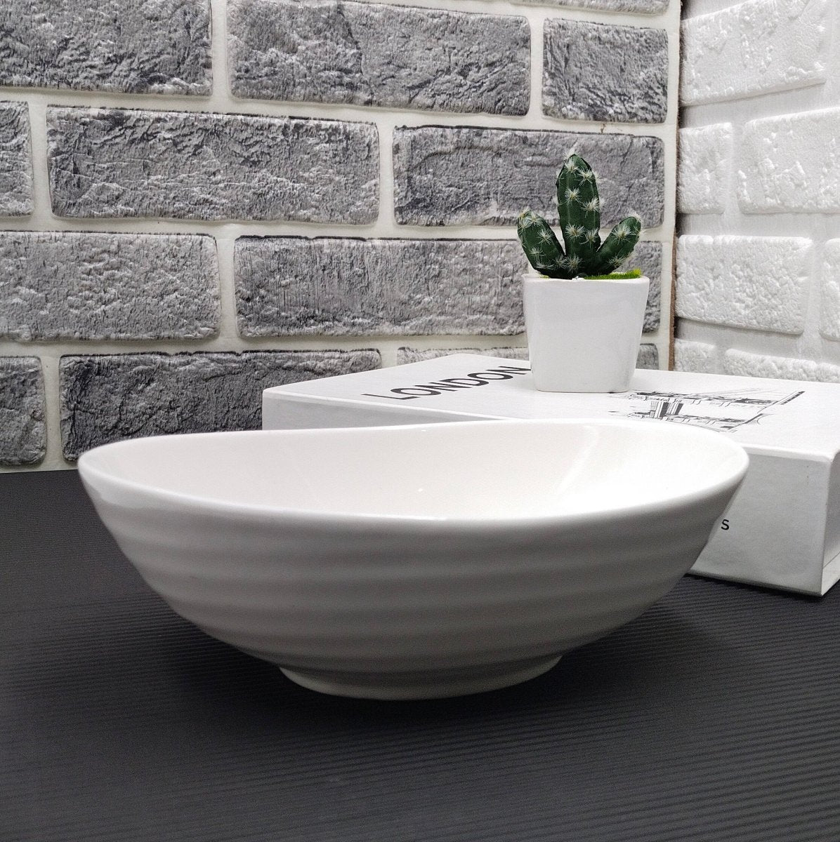 Oval Ceramic Serving Bowl