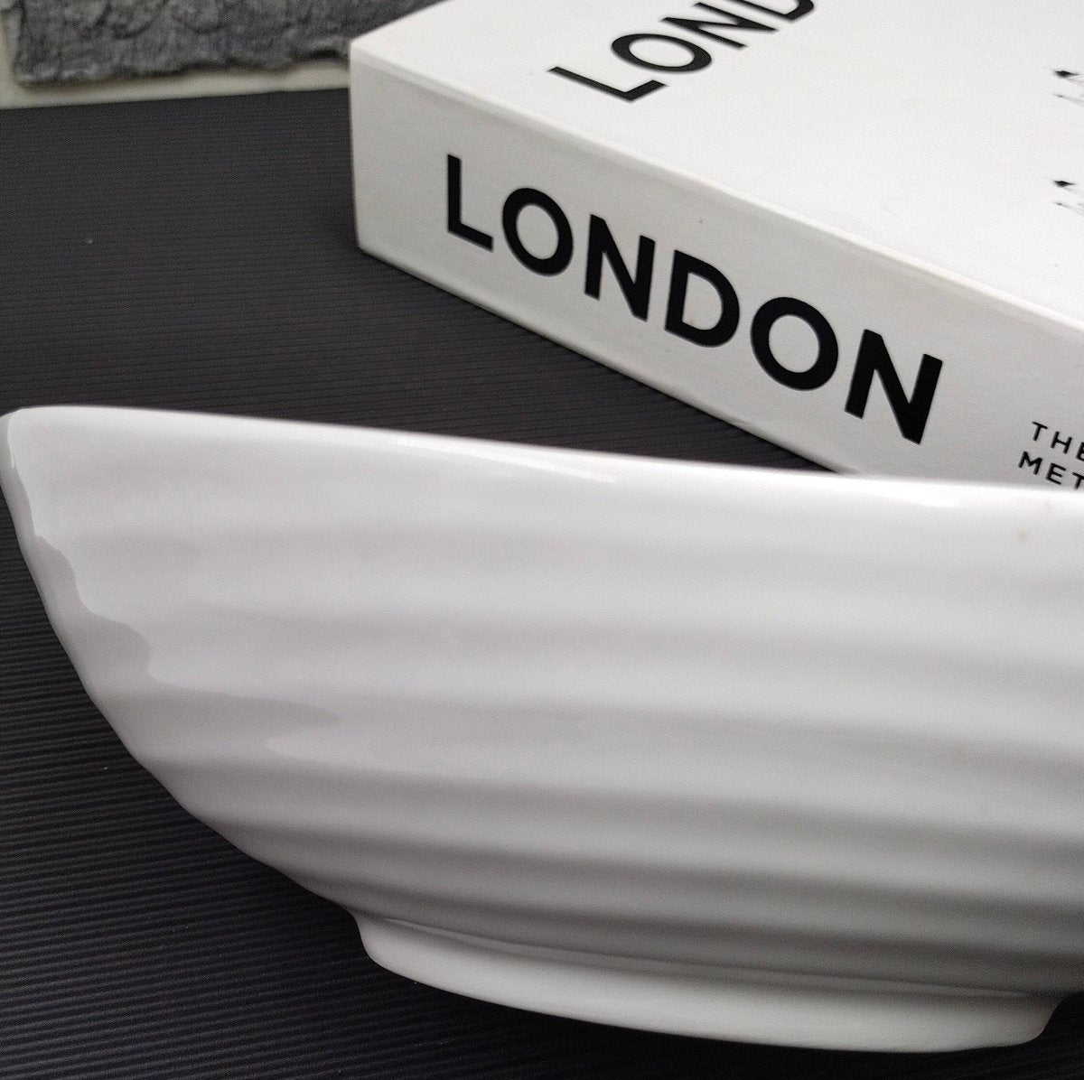 Oval Ceramic Serving Bowl