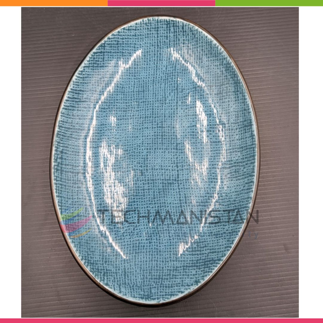 Oval Ceramic Serving Tray