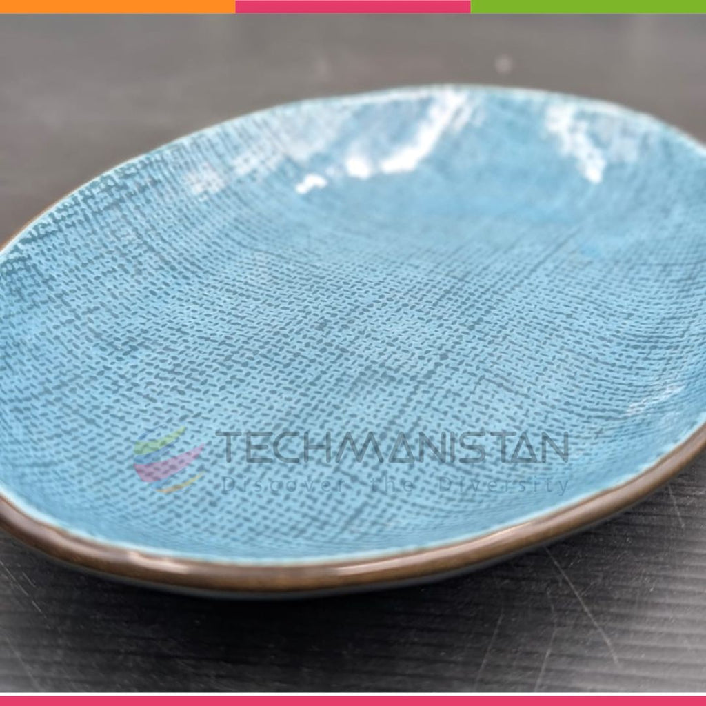 Oval Ceramic Serving Tray