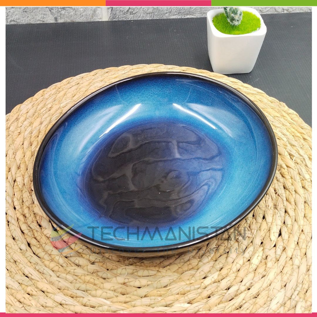 Oval Dinner Bowl Ceramic Lunch Plate