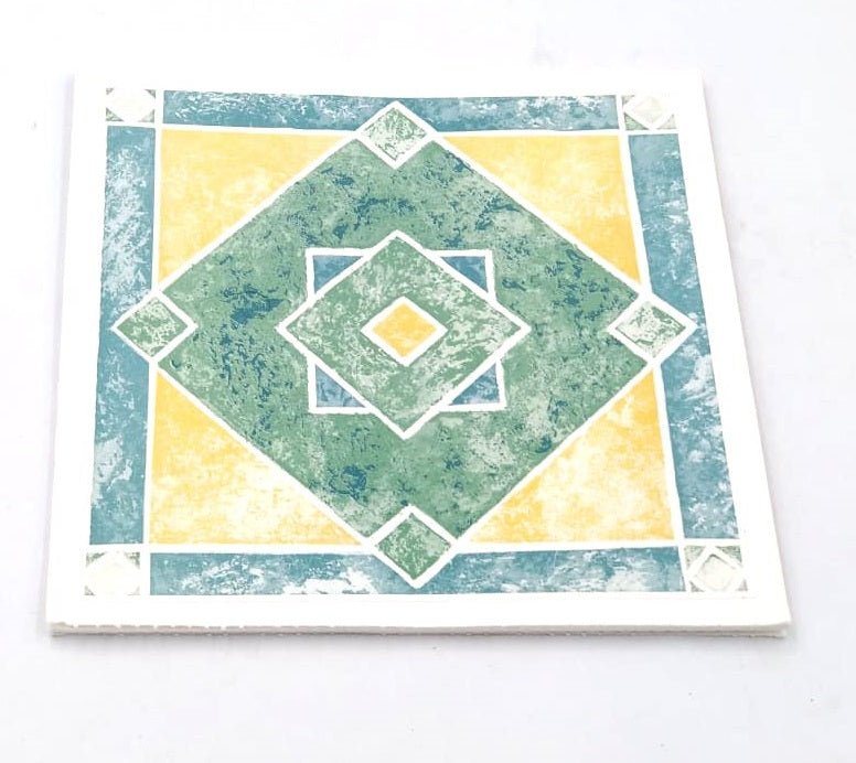Pack Of 10 - PVC Wall Sticker, Tile Stickers For Bathroom & Kitchen - 15cm x 15cm Each