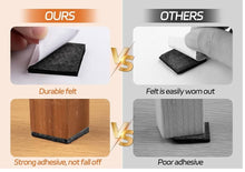 Pack of 12 - 4cm Sized Stick-On Self Adhesive Felt Pads