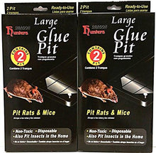 Pack of 2 - Glue Pit Poison Free Adhesive Mouse Glue Traps