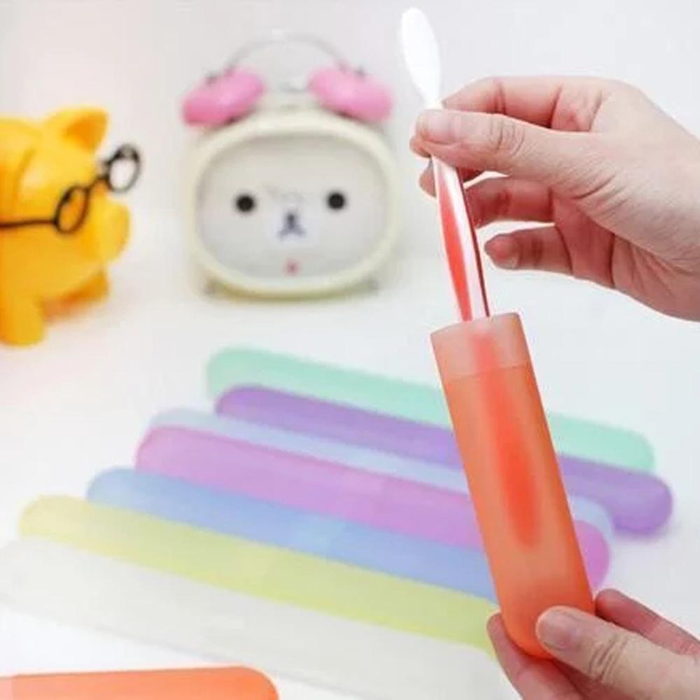 Pack of 2 - Random Color Toothbrush Case Holder