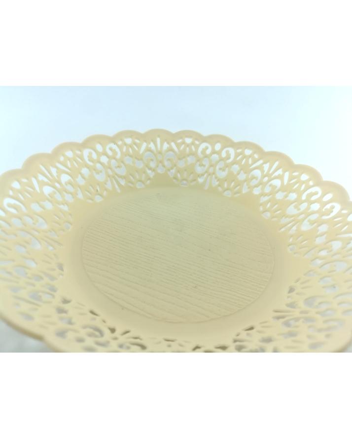 Pack of 3 - Hollow Flower Pattern Plates