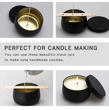 Pack of 3 - Multipurposed Empty Candle Tins
