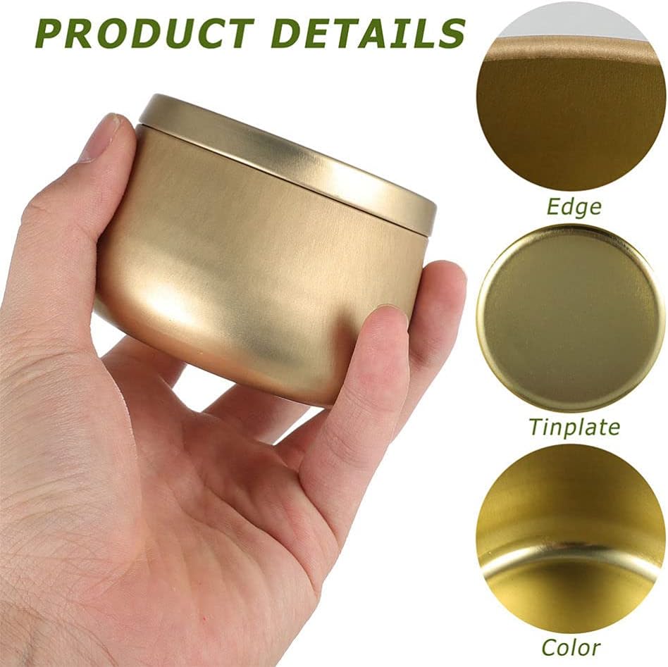 Pack of 3 - Multipurposed Empty Tins, Candle Tins