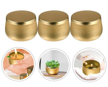 Pack of 3 - Multipurposed Empty Tins, Candle Tins