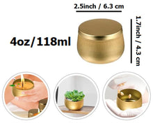 Pack of 3 - Multipurposed Empty Tins, Candle Tins