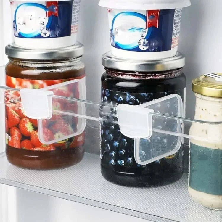 Pack of 5 - Multipurposed Refrigerator Storage Partition Plastic Clips