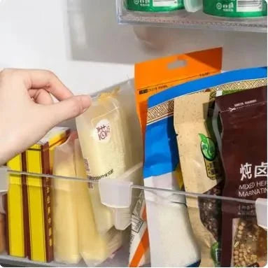Pack of 5 - Multipurposed Refrigerator Storage Partition Plastic Clips