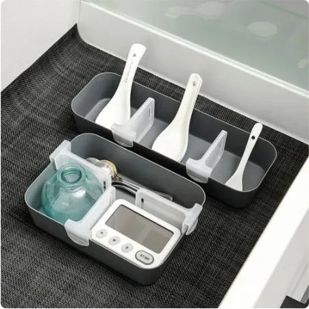 Pack of 5 - Multipurposed Refrigerator Storage Partition Plastic Clips