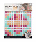 Pack of 6 - Mosaic Traditional Tiles Stickers for Bathroom & Kitchen