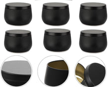 Pack of 6 - Multipurposed Empty Candle Tins