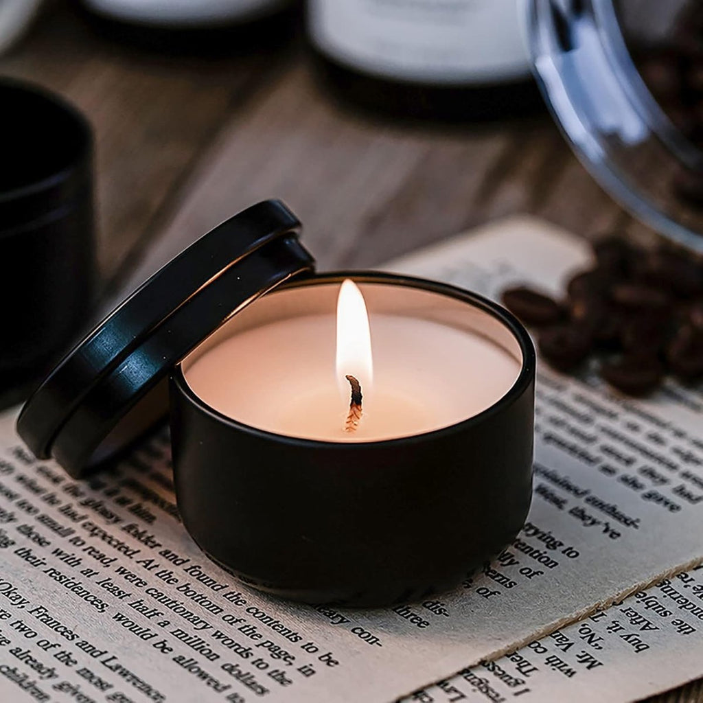 Pack of 6 - Multipurposed Empty Candle Tins