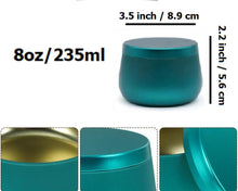 Pack of 6 - Multipurposed Empty Tins, Candle Tins