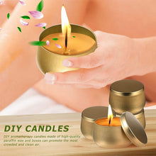 Pack of 6 - Multipurposed Empty Tins, Candle Tins