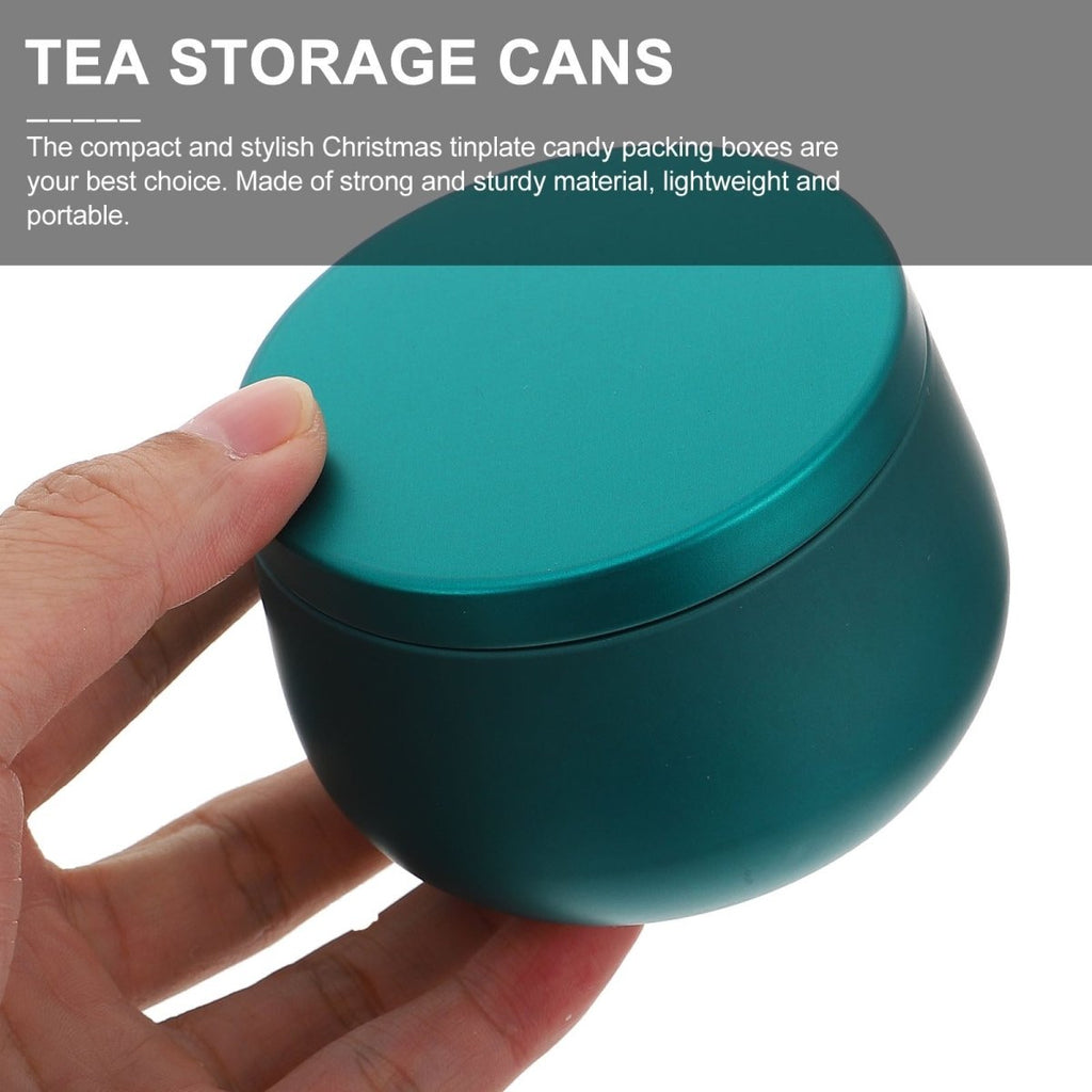 Pack of 6 - Multipurposed Empty Tins, Candle Tins