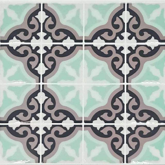 Pack of 6 - Waterproof and Heat Resistant Tiles Stickers for Bathroom & Kitchen - 10x10 inches