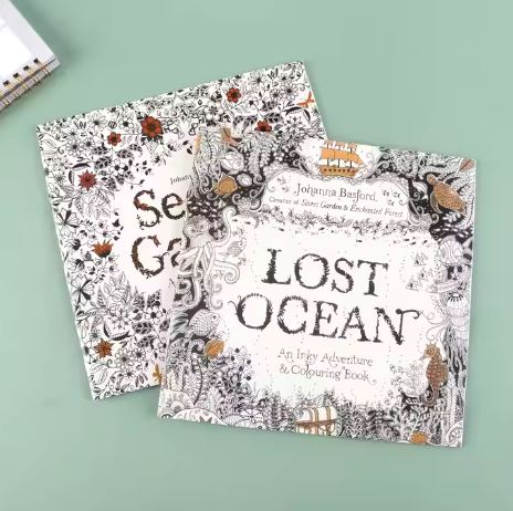 Pack of 8 - Random Design Coloring Books