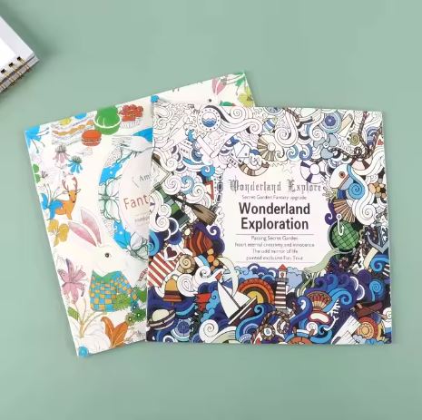 Pack of 8 - Random Design Coloring Books