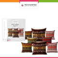 Pack Of 9 Ethnic Design African Geometric Cushions Without Filling, Cushions For Sofa, Printed Cushion Covers For Sofa, Fancy Cushion Covers For Bed, Sofa Pillow Covers, Sofa Cushion Set, Cushion Covers 4 Piece Set Without Filling
