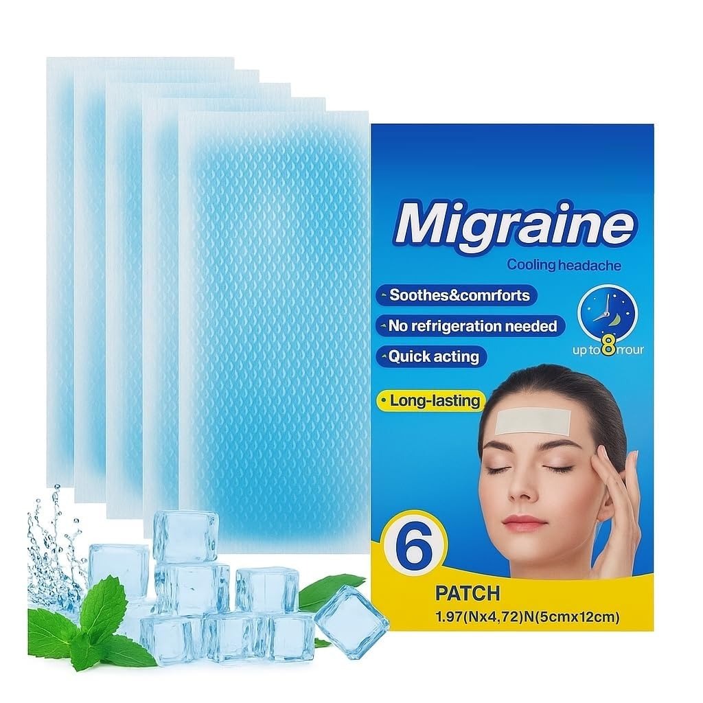 Cooling Headache Patches – Pack of 6