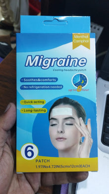 Cooling Headache Patches – Pack of 6