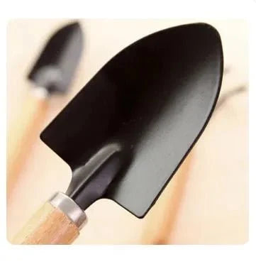 Plant Garden Mini Tools Gardening Spade, Kitchen Gardening Tools & Accessories with Wooden Handles