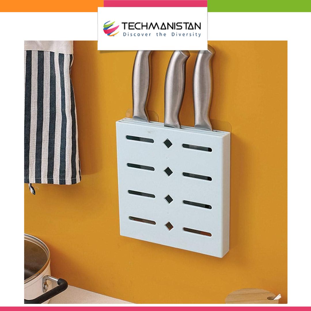 Plastic Wall-Mounted Knife Holder
