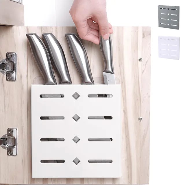 Plastic Wall-Mounted Knife Holder
