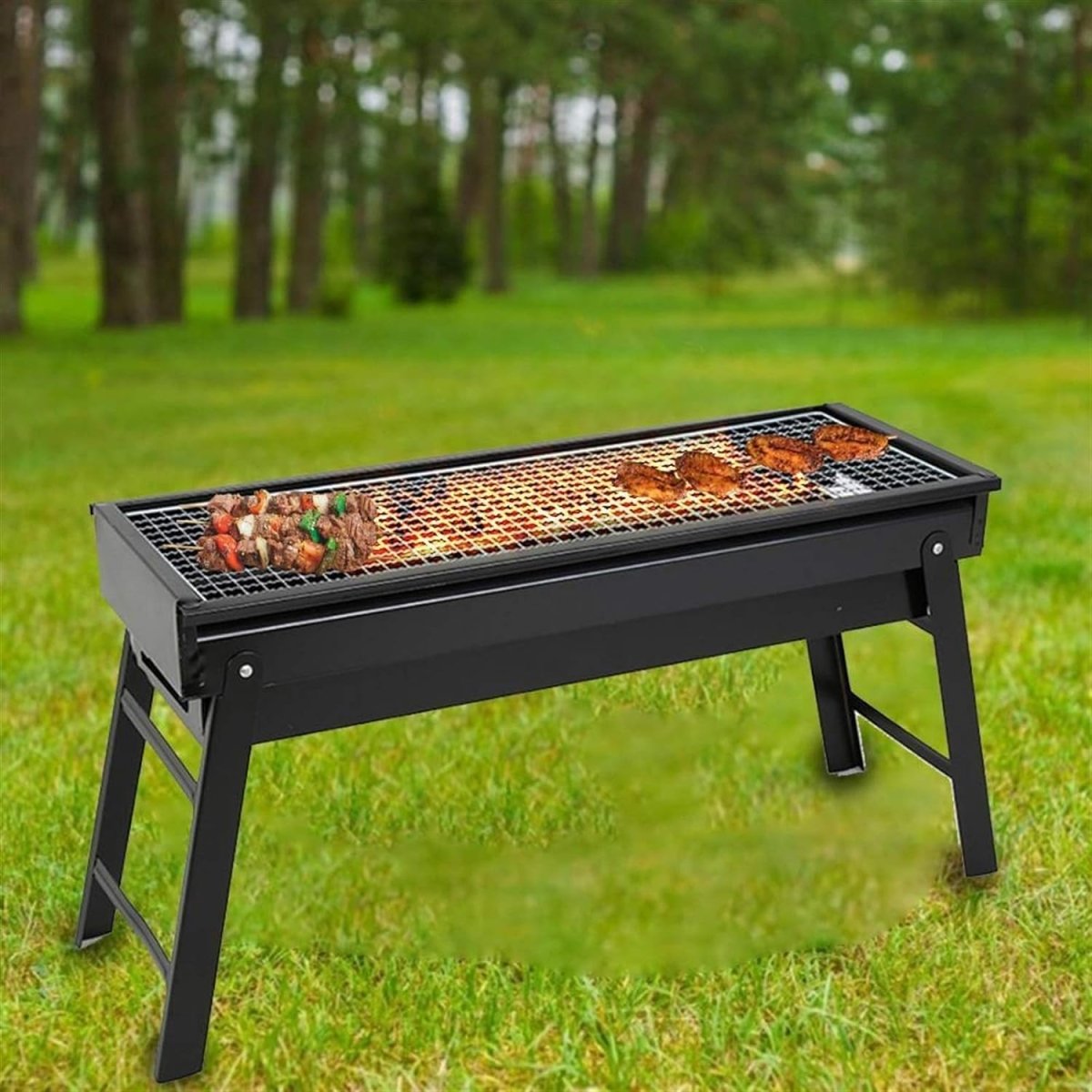 Portable Folding Charcoal Barbeque Grill (BBQ)