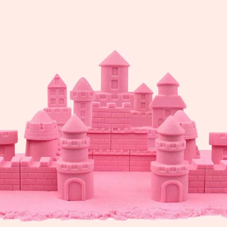Portable Kinetic Sand Castle Molds