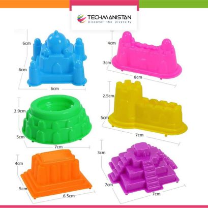 Portable Kinetic Sand Castle Molds