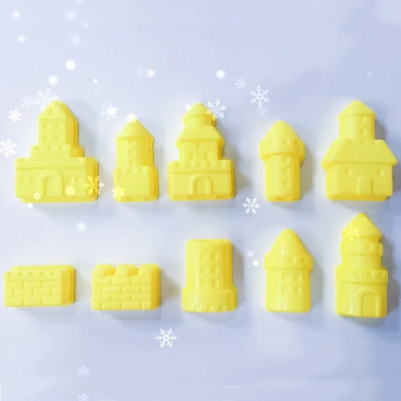 Portable Kinetic Sand Castle Molds